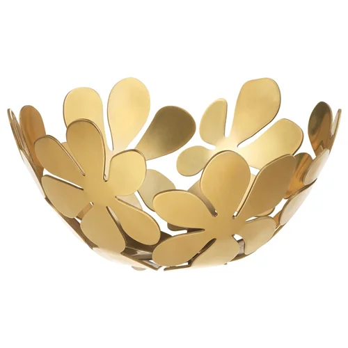 کاسه تزئینی طلایی ایکیا مدل STOCKHOLM قطر 20 سانتیمتر